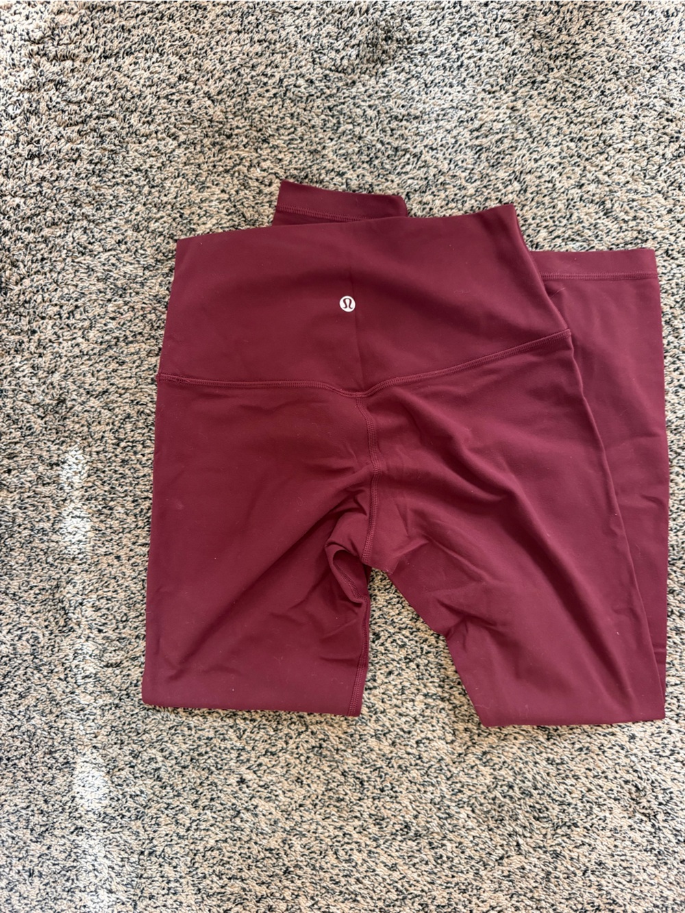 lululemon athletica women’s ' Maroon Performance Leggings